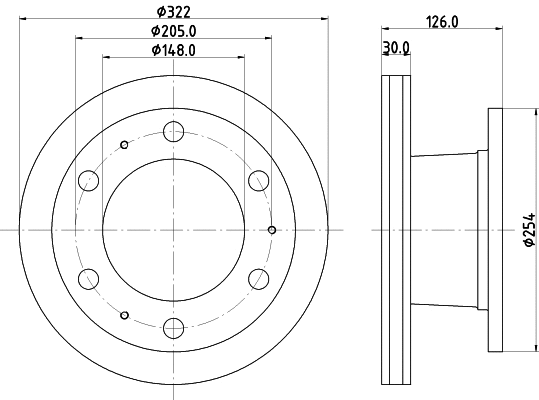 Brake Disc (MDC445)