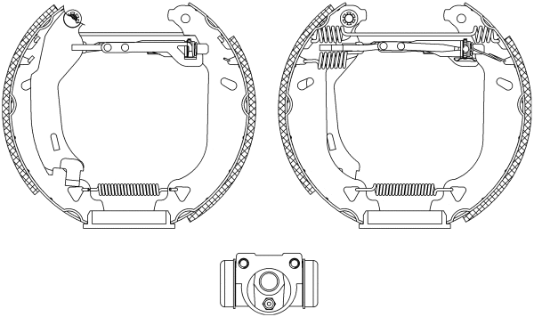 Brake Shoe Set (MSP108)