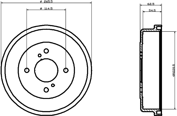 Brake Drum (MBD092)