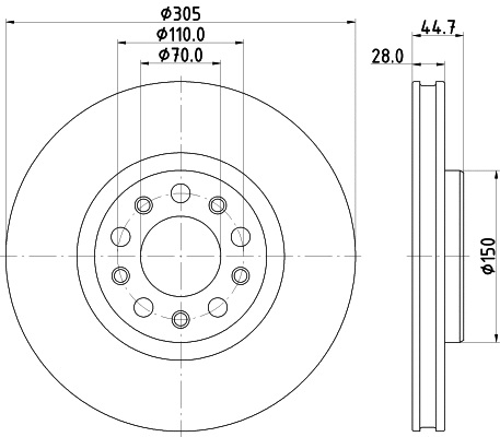 Brake Disc (MDC2997C)