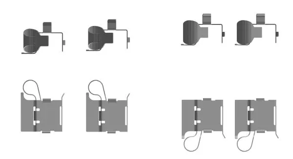 Accessory Kit, disc brake pad (MBA0097)