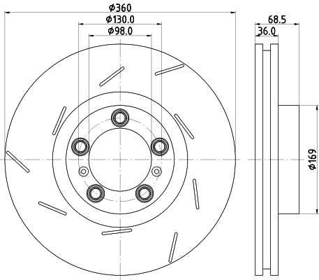 Brake Disc (MDC83187LC)
