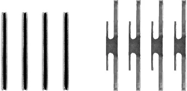 Accessory Kit, disc brake pad (MBA975)