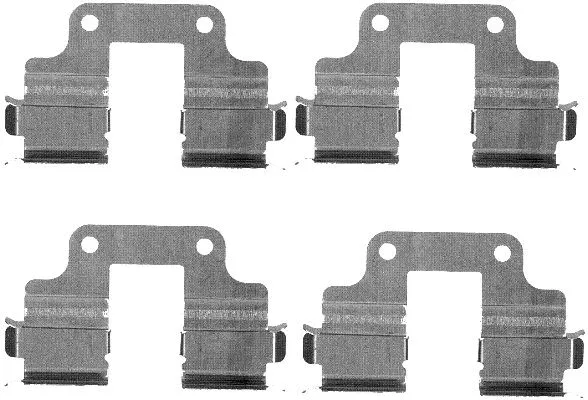 Accessory Kit, disc brake pad (MBA1739)