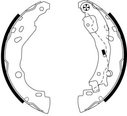 Brake Shoe Set (MFR520)