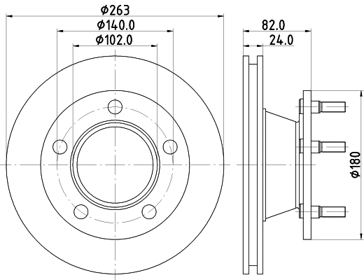 Brake Disc (MDC1098)