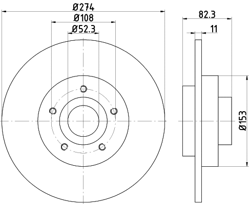Brake Disc (MDC1709)