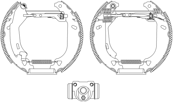 Brake Shoe Set (MSP018)