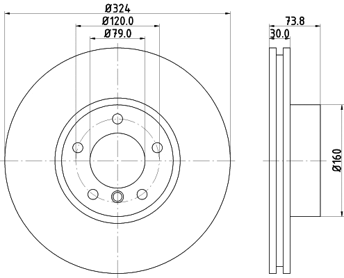 Brake Disc (MDC1486)