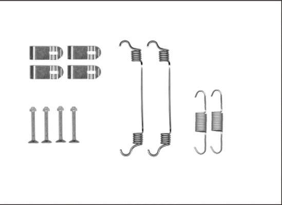Accessory Kit, parking brake shoes (MBA19)
