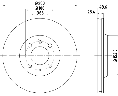 Brake Disc (MDC1100)