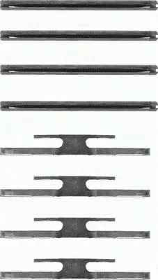 Accessory Kit, disc brake pad (MBA1072)