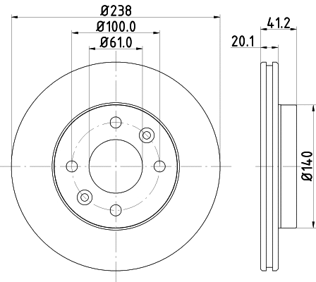 Brake Disc (MDC956)