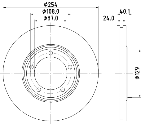 Brake Disc (MDC2308)