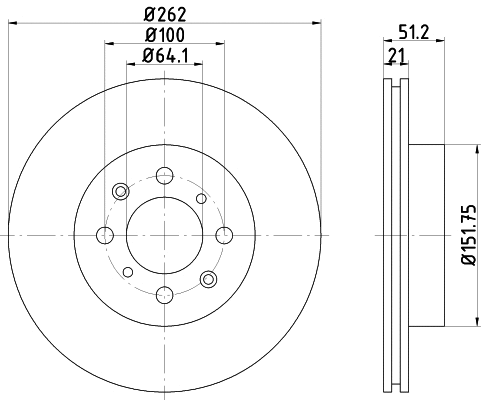 Brake Disc (MDC643)