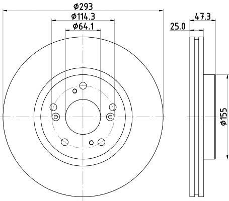 Brake Disc (MDC2535)