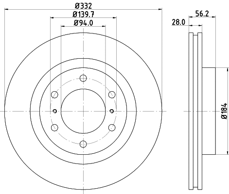 Brake Disc (MDC2039)