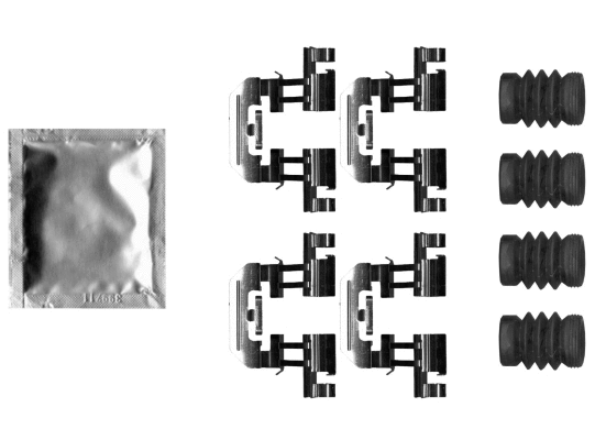 Accessory Kit, disc brake pad (MBA0025)