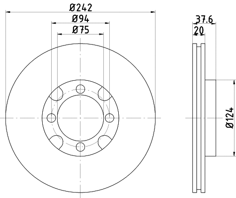 Brake Disc (MDC665)