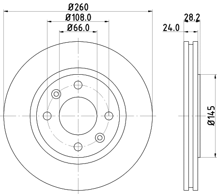 Brake Disc (MDC868)