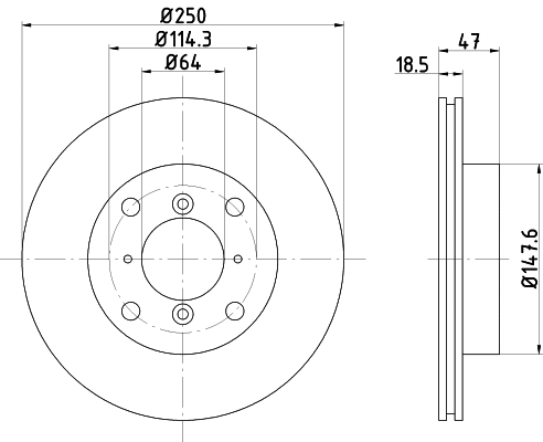 Brake Disc (MDC715)