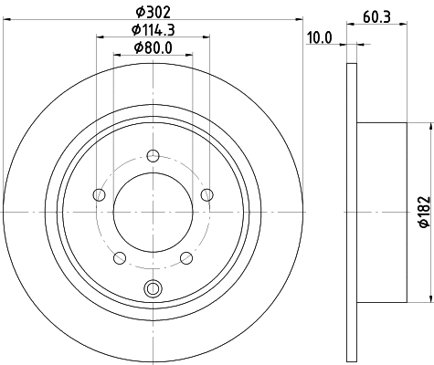 Brake Disc (MDC1930)