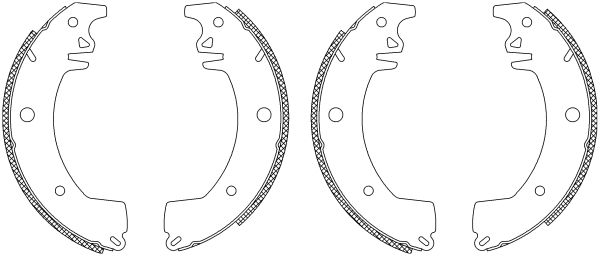 Brake Shoe Set (MSK069)