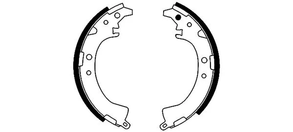 Brake Shoe Set (MFR507)