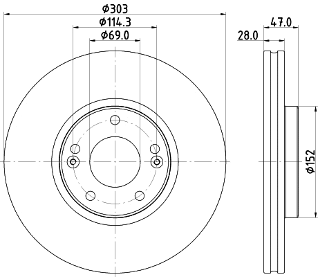 Brake Disc (MDC2666)