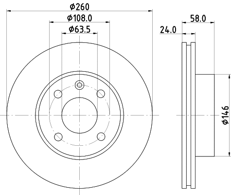 Brake Disc (MDC438)