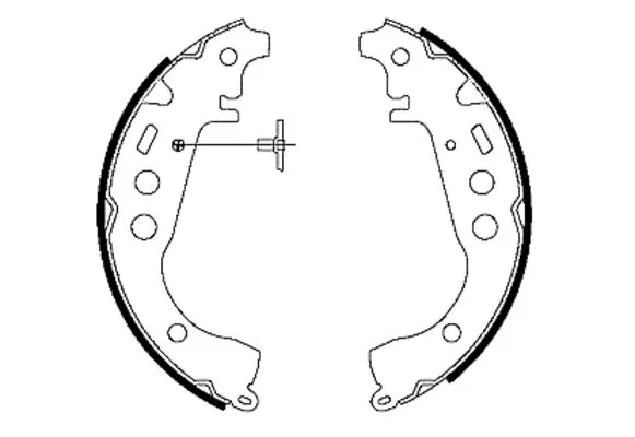 Brake Shoe Set (MFR459)