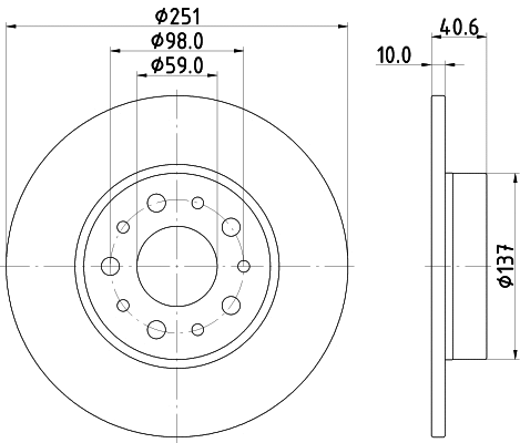 Brake Disc (MDC2401)