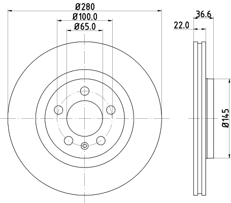 Brake Kit, disc brake (MDK0151)