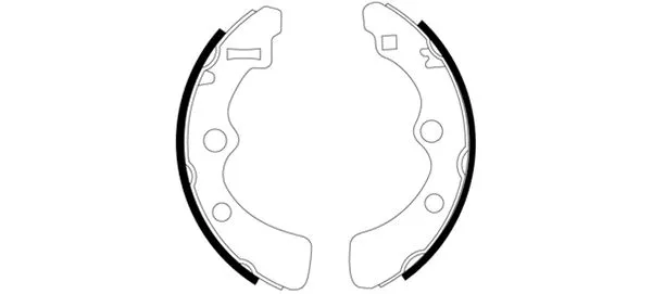 Brake Shoe Set (MFR172)