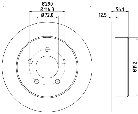 Brake Disc (MDC1553)