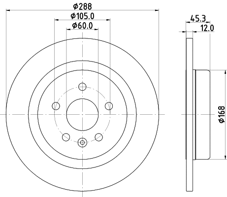 Brake Disc (MDC2688)