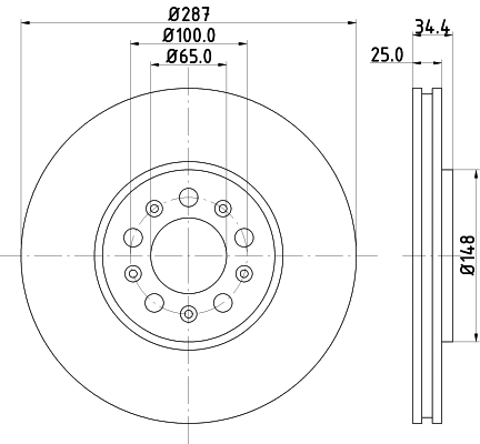 Brake Disc (MDC80979C)