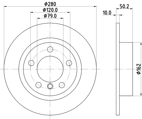 Brake Disc (MDC2712)
