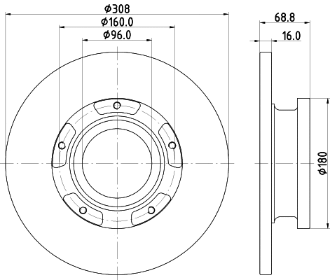 Brake Disc (MDC2692)