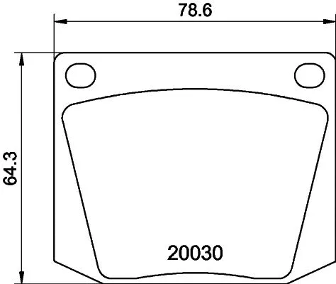 Brake Pad Set, disc brake (MGB525)