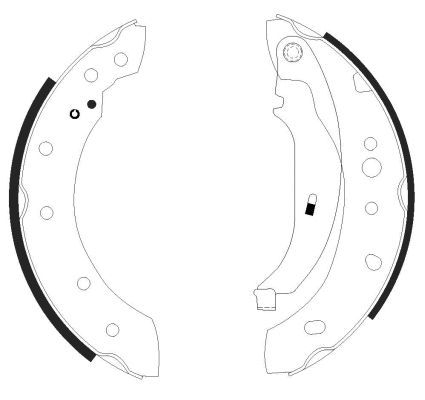 Brake Shoe Set (MFR589)