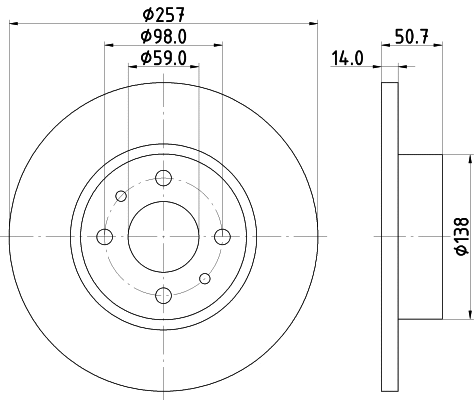 Brake Disc (MDC748)