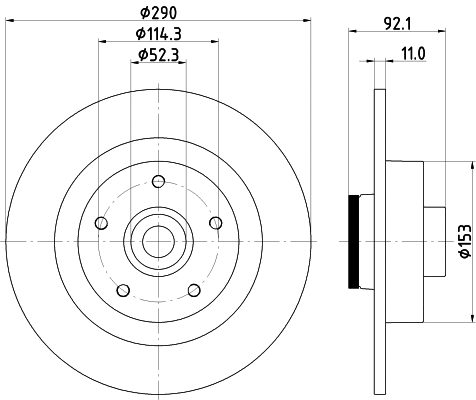 Brake Disc (MDC2512)
