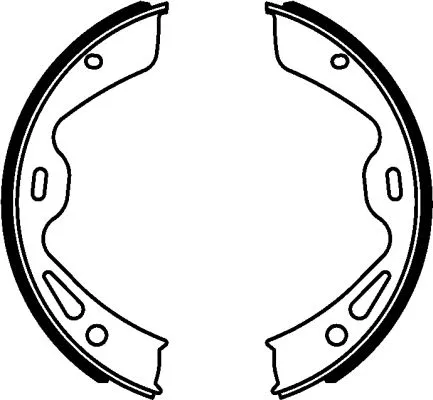 Brake Shoe Set, parking brake (MFR681)