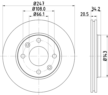 Brake Disc (MDC532)