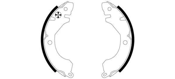 Brake Shoe Set (MFR302)