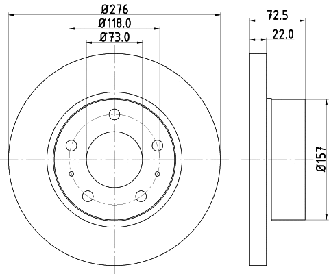 Brake Disc (MDC1438)