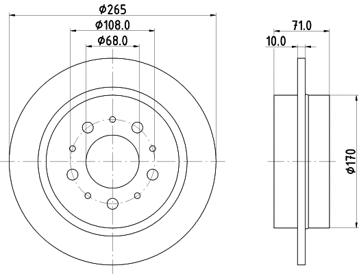 Brake Disc (MDC1275)