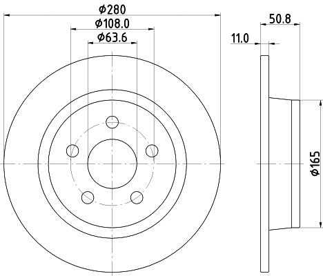 Brake Disc (MDC2998C)