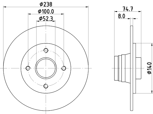 Brake Disc (MDC1013)